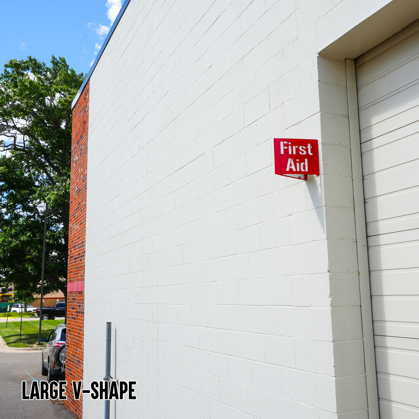 First Aid Locator Sign – Reflective Emergency Placard