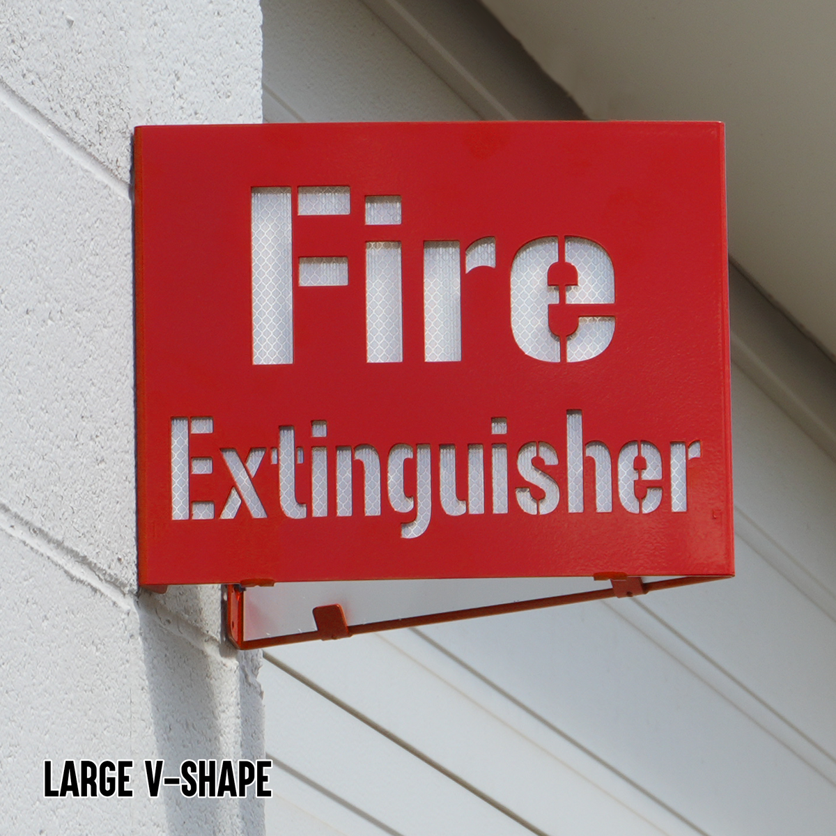Fire Extinguisher Locator Sign – Reflective Emergency Placard