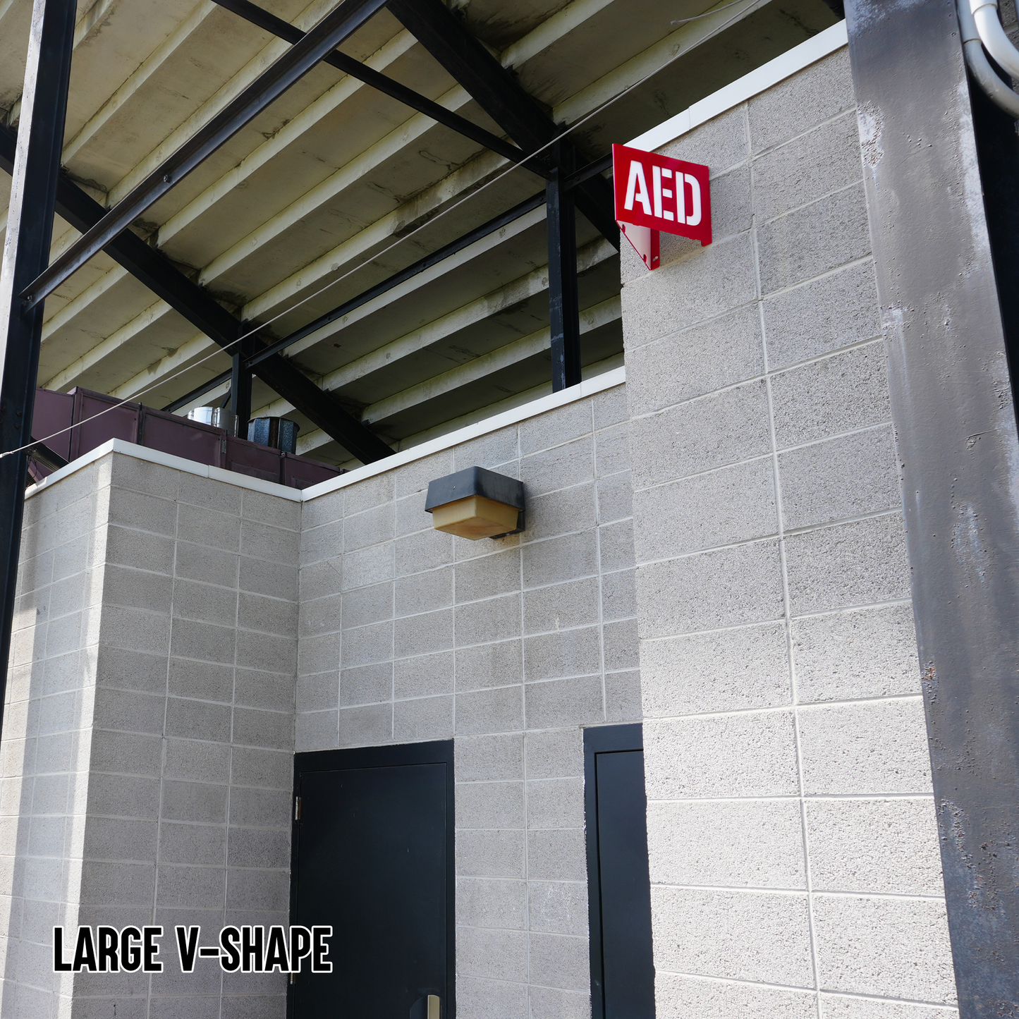 AED Locator Sign – Reflective Emergency Placard