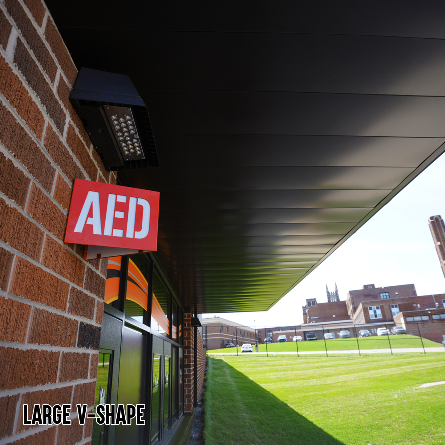 AED Locator Sign – Reflective Emergency Placard