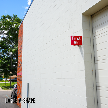 First Aid Locator Sign – Reflective Emergency Placard