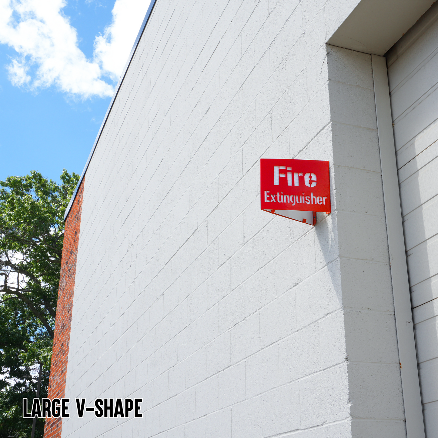Fire Extinguisher Locator Sign – Reflective Emergency Placard