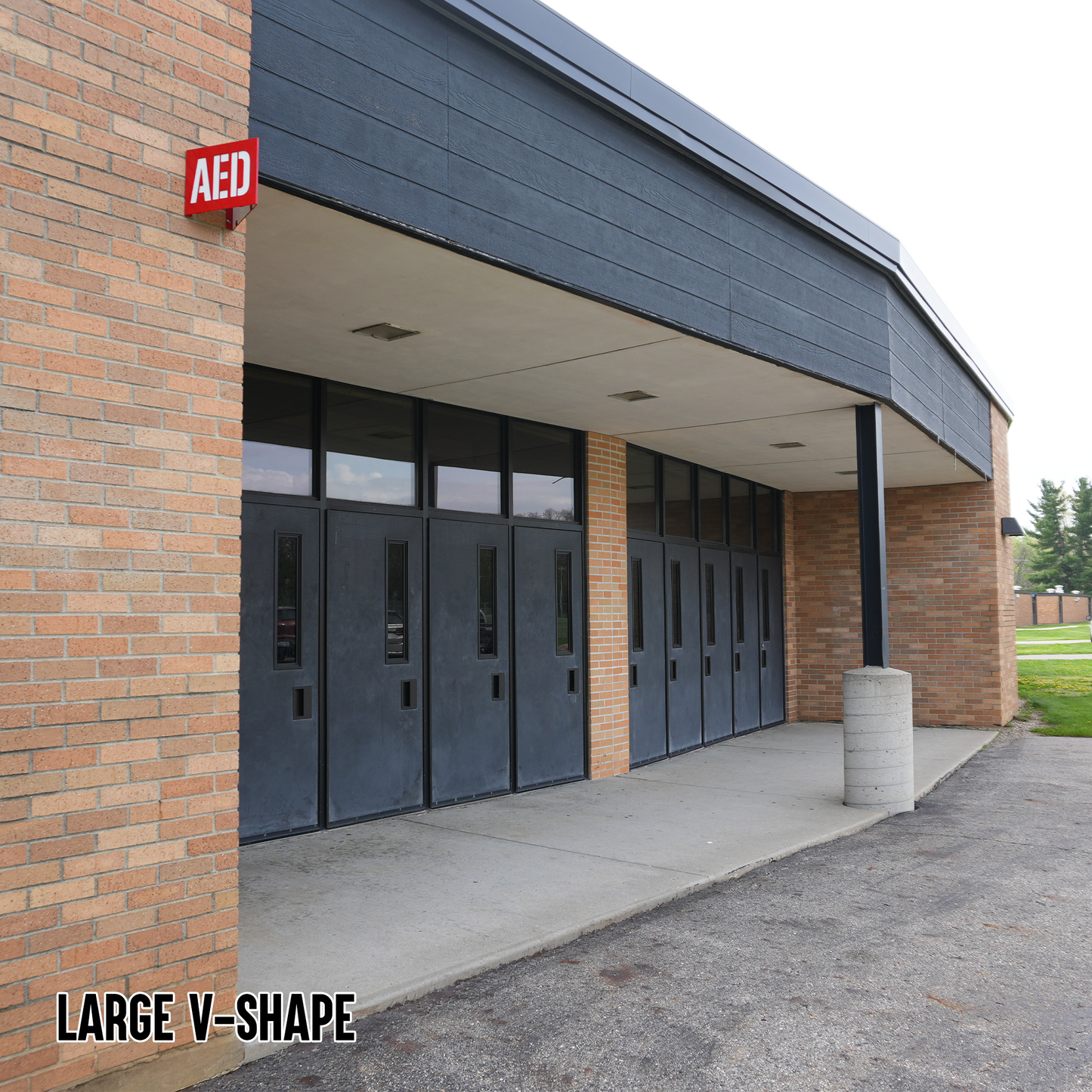 AED Locator Sign – Reflective Emergency Placard
