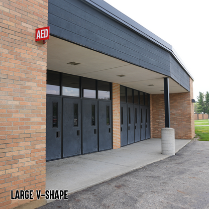 AED Locator Sign – Reflective Emergency Placard