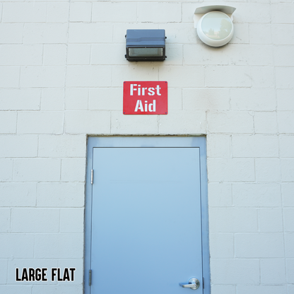 First Aid Locator Sign – Reflective Emergency Placard