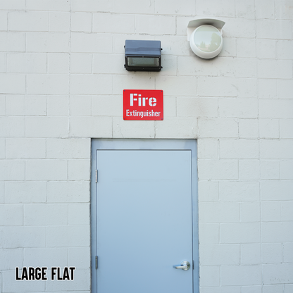 Fire Extinguisher Locator Sign – Reflective Emergency Placard