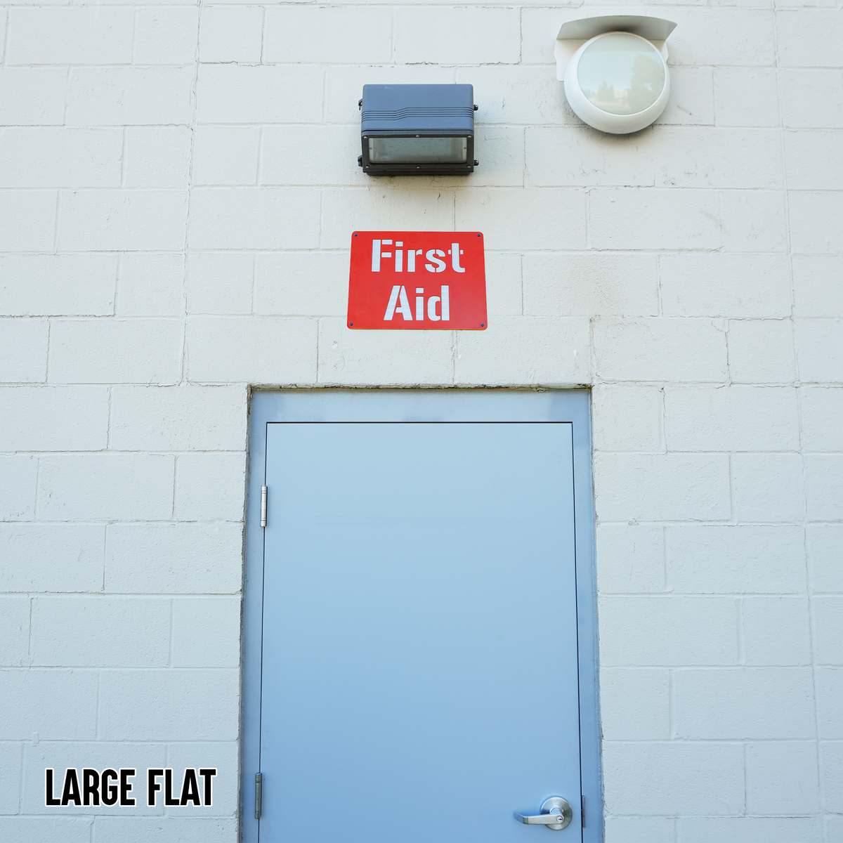 First Aid Locator Sign – Reflective Emergency Placard