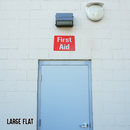First Aid Locator Sign – Reflective Emergency Placard
