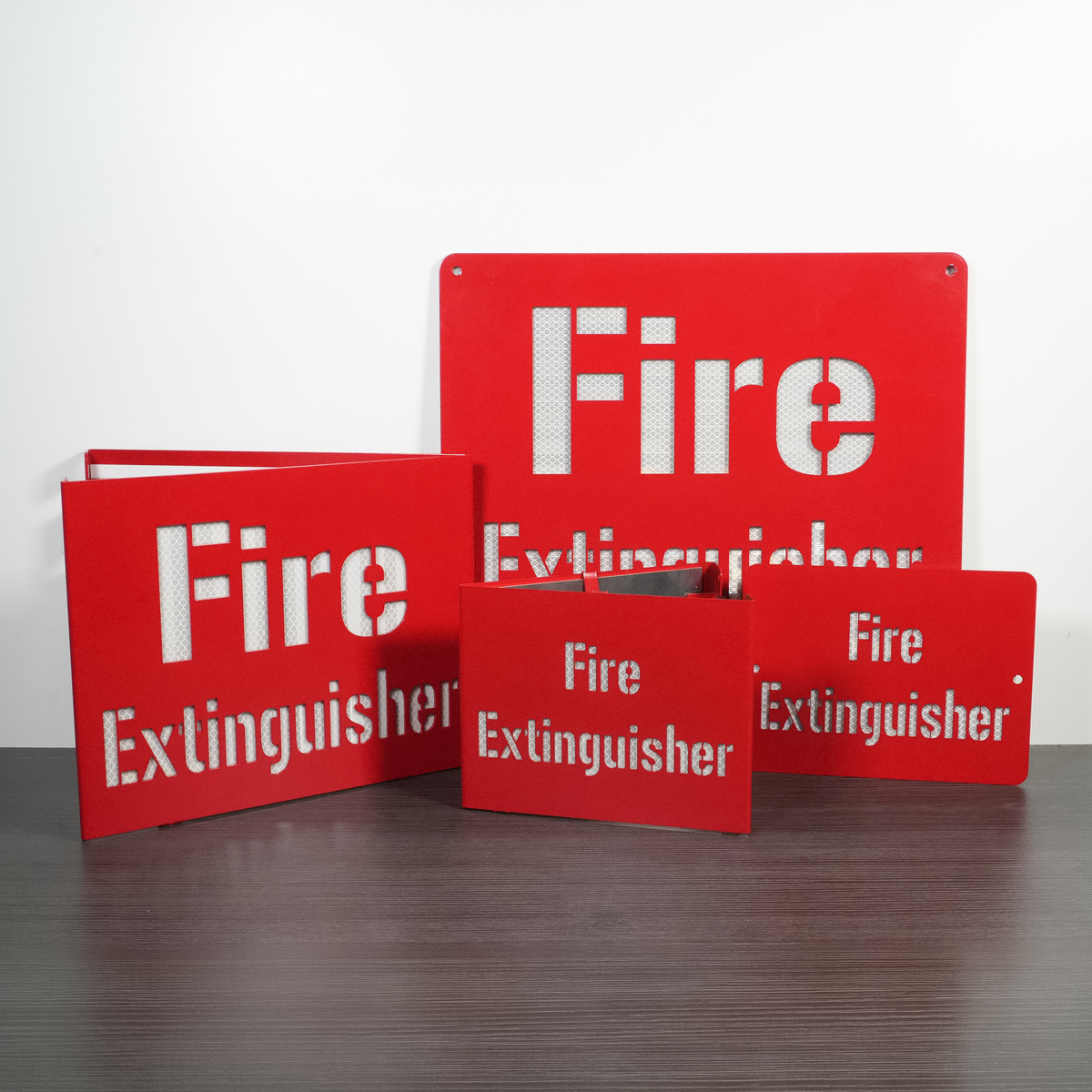 Fire Extinguisher Locator Sign – Reflective Emergency Placard