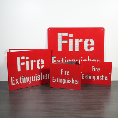 Fire Extinguisher Locator Sign – Reflective Emergency Placard