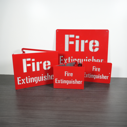Fire Extinguisher Locator Sign – Reflective Emergency Placard