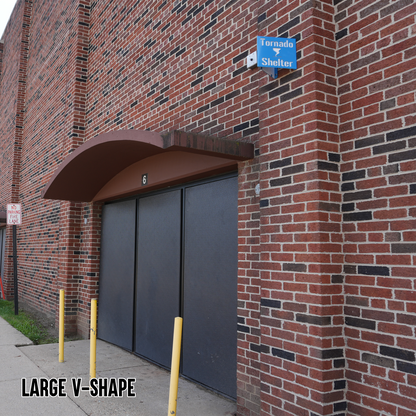 Tornado Shelter Locator Sign – Reflective Emergency Placard