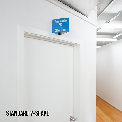 Tornado Shelter Locator Sign – Reflective Emergency Placard
