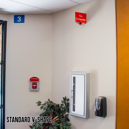 Fire Extinguisher Locator Sign – Reflective Emergency Placard