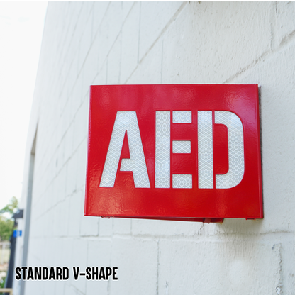 AED Locator Sign – Reflective Emergency Placard