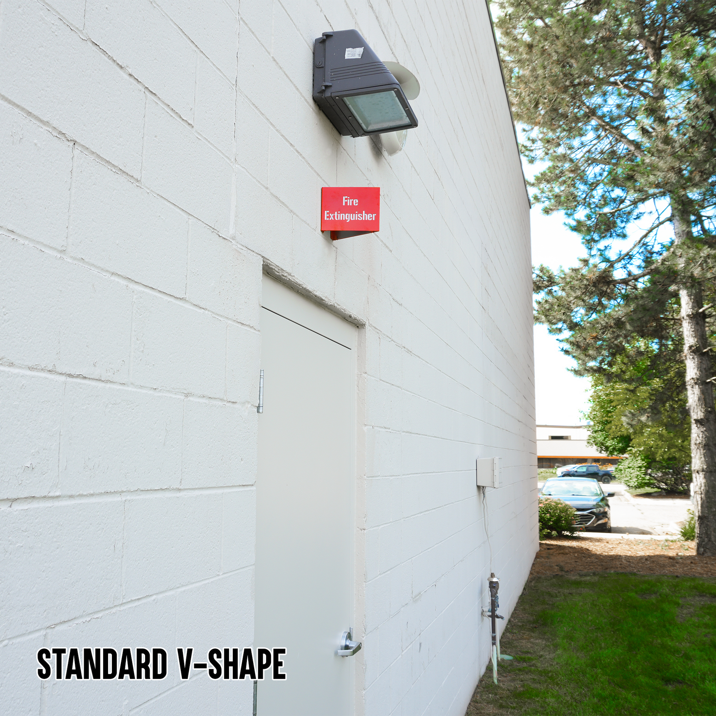 Fire Extinguisher Locator Sign – Reflective Emergency Placard