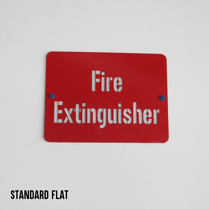 Fire Extinguisher Locator Sign – Reflective Emergency Placard