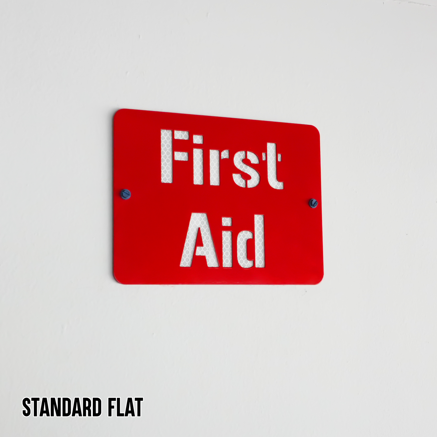 First Aid Locator Sign – Reflective Emergency Placard