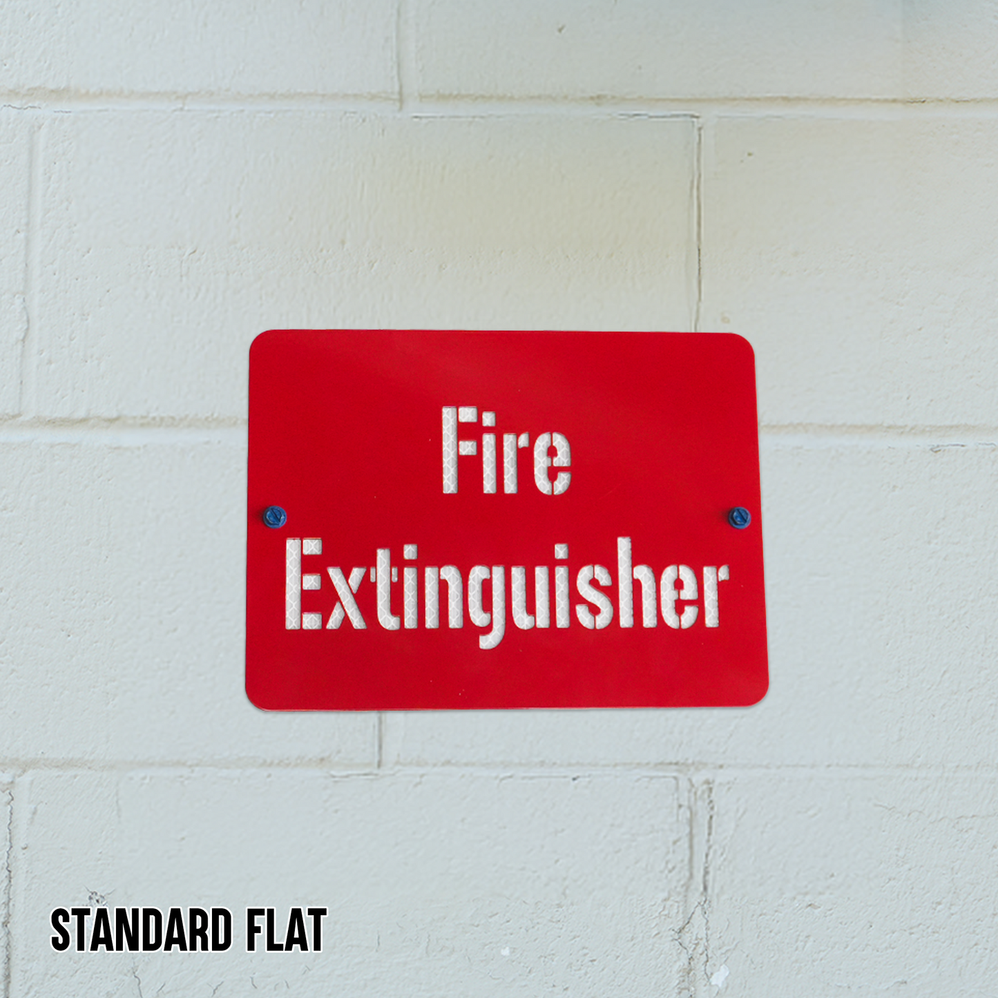 Fire Extinguisher Locator Sign – Reflective Emergency Placard