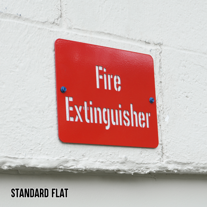 Fire Extinguisher Locator Sign – Reflective Emergency Placard