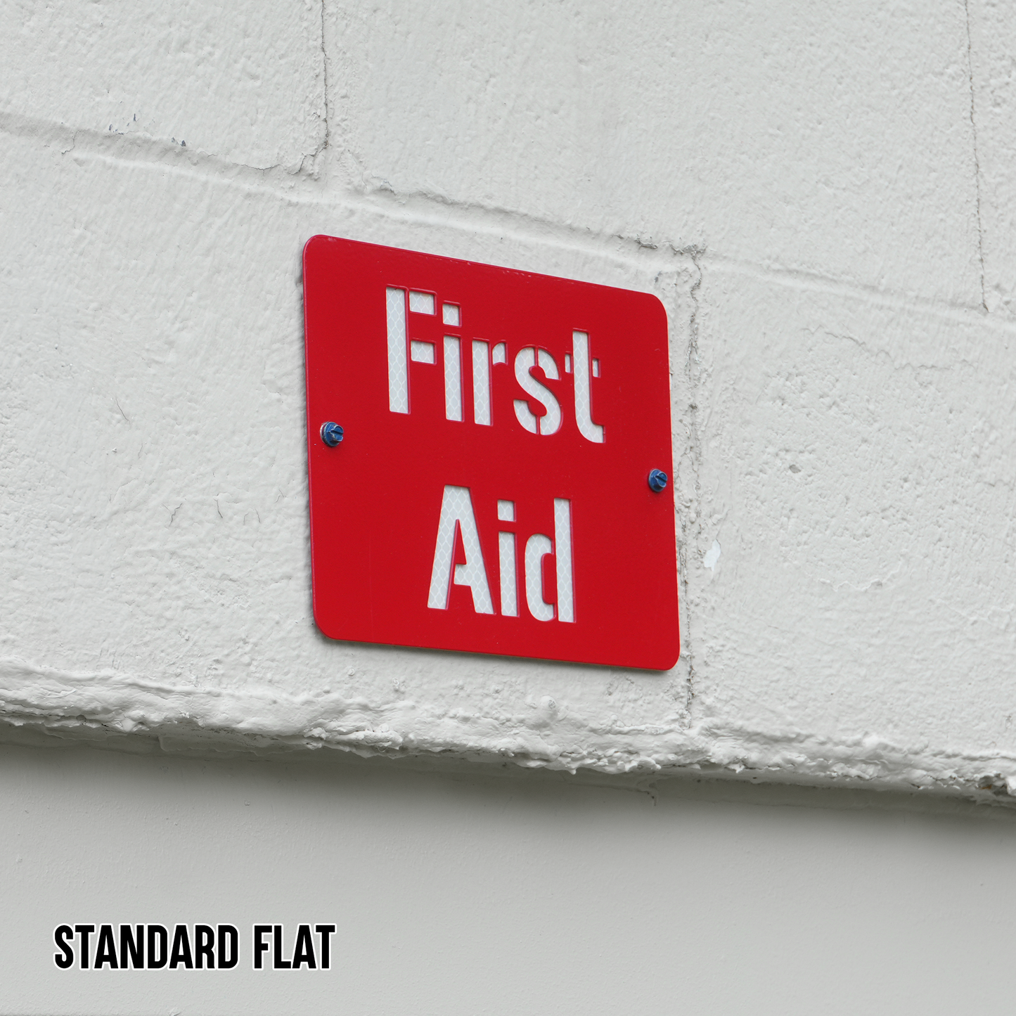 First Aid Locator Sign – Reflective Emergency Placard