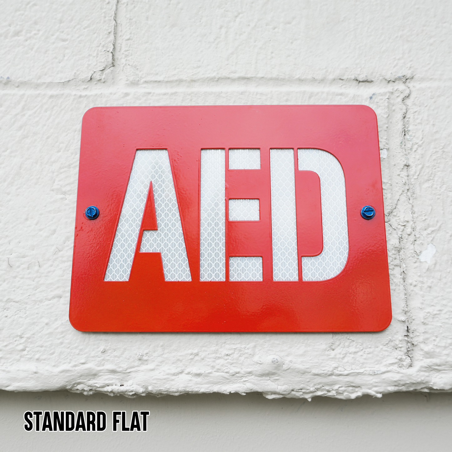 AED Locator Sign – Reflective Emergency Placard
