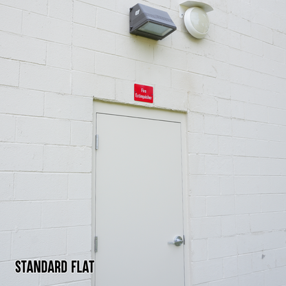 Fire Extinguisher Locator Sign – Reflective Emergency Placard
