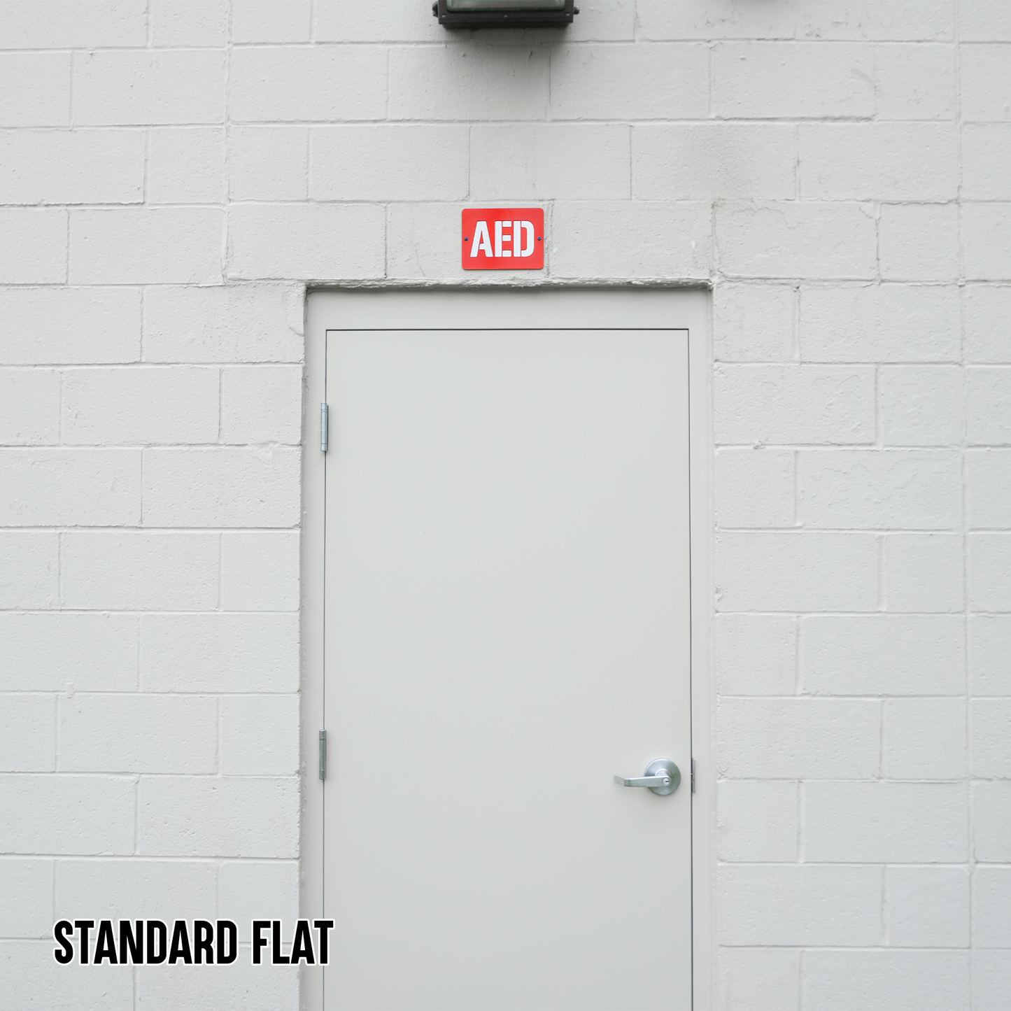 AED Locator Sign – Reflective Emergency Placard